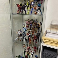 IKEA DETOLF デトルフ　コレクションケース ホワイト 43x163 cmの画像