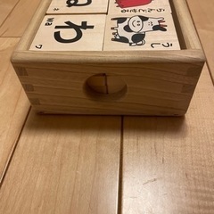 ひらがな積み木　収納箱付き　酒井産業の画像