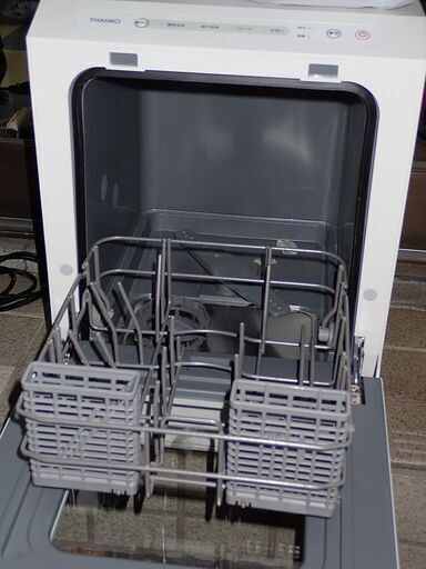 札幌 THANKO 簡易食器洗い乾燥機 TK-MDW22W 2022年製 中古