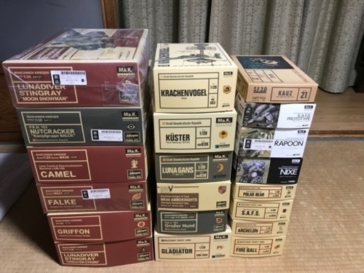 プラモデル マシーネンクリーガー等