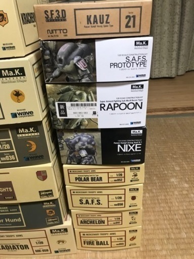 プラモデル マシーネンクリーガー等