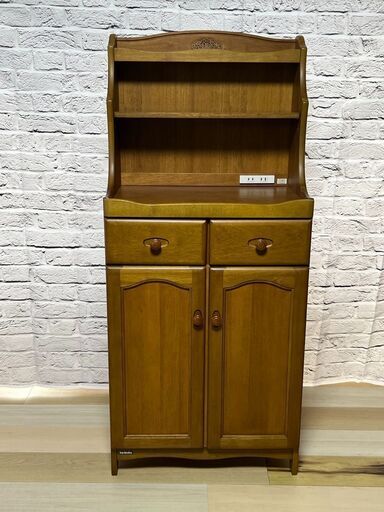 美品★カリモク/karimoku 電話台 キャビネット