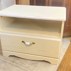木目調 テレビ台 ローボード TV台 コンパクト シャビーシック...