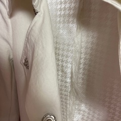 トレンチコート　白　難ありの画像