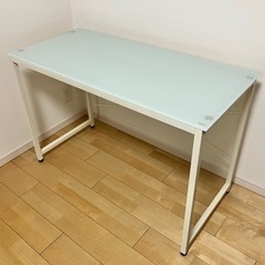 ガラス天板デスク(11月期限)