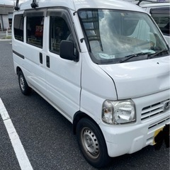 お買得！ホンダ　アクティーバン　軽バン　ホワイト　キャリア付の画像