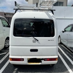 お買得！ホンダ　アクティーバン　軽バン　ホワイト　キャリア付の画像