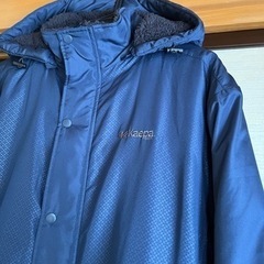 【お取引き相手様決定】【kaepa ケイパ 】 ベンチコートロング丈 裏ボア Mサイズ ネイビーの画像