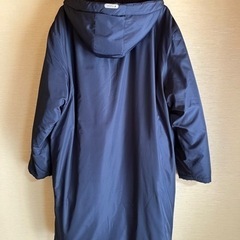 【お取引き相手様決定】【kaepa ケイパ 】 ベンチコートロング丈 裏ボア Mサイズ ネイビーの画像