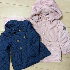 子供服　100 110 サイズ　女のコ　冬服　アウター　トレーナ...
