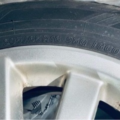 YOKOHAMA  205/65 R16 スタッドレスタイヤ＋トヨタ純正ホイル　4本セットの画像