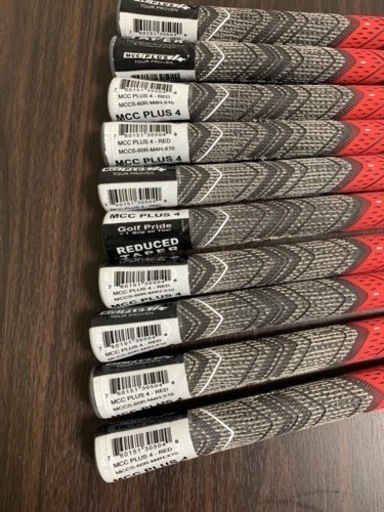 新品 最新 ゴルフプライド グリップ 10本セット レッド