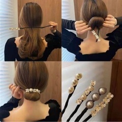 お団子　ヘア　　メーカー　パール×ラインの画像