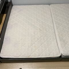 スプリングマットレス＆ベッドフレーム