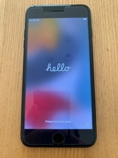 iPhone7plus 128GB 黒　バッテリー87% simロック解除