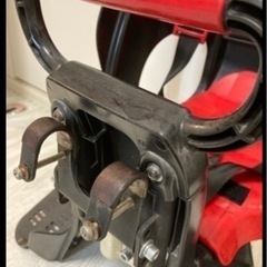 自転車フロントチャイルドシート　レインカバー付きの画像