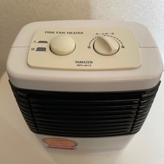 【終了】ミニファンヒーター  YAMAZEN 山善 MFH-601S  電気ヒーター 暖房の画像