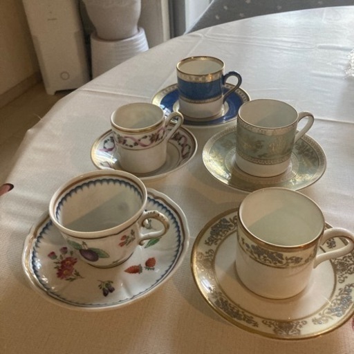 ジノリ、ウエッジウッド4客セット