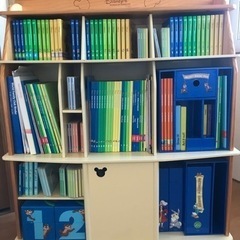 DWE ディズニー英語教材 棚あり 2019年頃 中古ディズニー英語システム DWE ディズニーワールドオブイングリッシュ 棚 ディズニー英語システム
