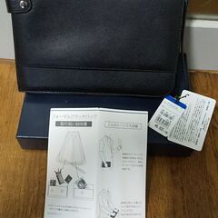 未使用☆メンズ☆セカンドバッグ☆フォーマルクラッチバッグ☆牛革☆...