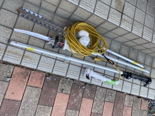 ★庭の手入れに★YAMAZEN トリマー、電ノコ2way 延長3段階
