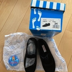 Cienta シエンタ　ベロア  バレーシューズ   21㌢の画像