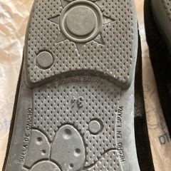 Cienta シエンタ　ベロア  バレーシューズ   21㌢の画像