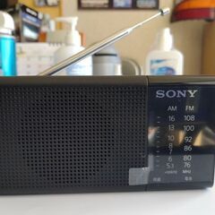 SONY FM AM ラジオ　ICF-P36　動作良好
