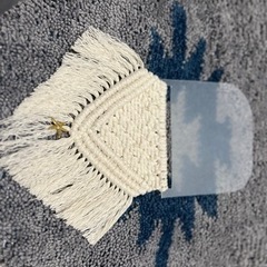 マクラメトイレットペーパーホルダーの画像