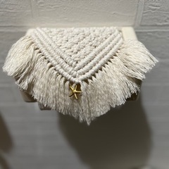 マクラメトイレットペーパーホルダー