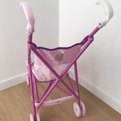 プリンセスソフィア　おままごとベビーカー　かばん付の画像