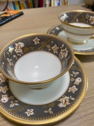 NORITAKE カップ・ソーサー　ペア