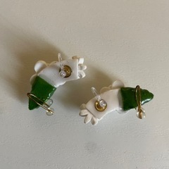 イヤリング　お花の画像
