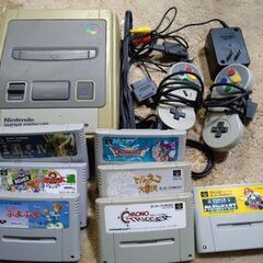 【お譲り先決定】スーパーファミコン スーファミ 本体/ソフト7本セット