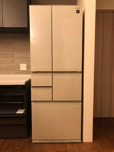 【超美品】2019年製シャープ プラズマクラスター冷蔵庫（品番SJ-F501E）：内容量502L [SHARP：大型冷蔵庫]
