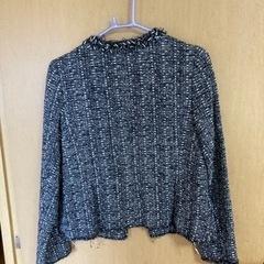 ジャケット　白黒　サイズ38 Mの画像