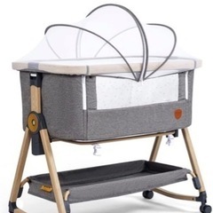 Maydolly（メイドリ） 折畳式添い寝 ベビーベッド グレー