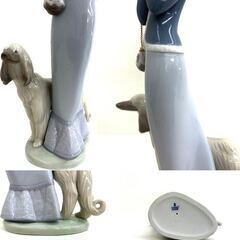【レガストック川崎本店】リヤドロ(Lladro) フィギュリン 犬と散歩 1537の画像