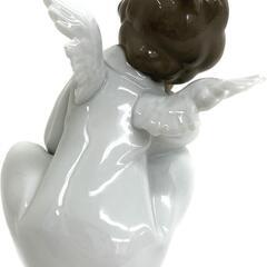 【レガストック川崎本店】リヤドロ(Lladro) フィギュリン 天使の考え事（なんとかなるよ）4961の画像