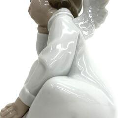 【レガストック川崎本店】リヤドロ(Lladro) フィギュリン 天使の考え事（なんとかなるよ）4961の画像