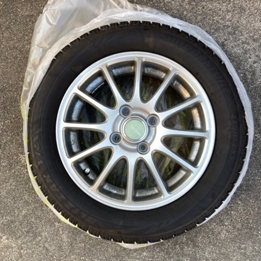 軽自動車スタッドレスタイヤホイールナット155/65R14ブリジストンブリザックVRX4本