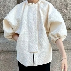 HYEOE ヘヨン シュークリームブルゾン アイボリー ヘヨン シュークリームブルゾン HYEOE ヘヨン シュークリームブルゾン