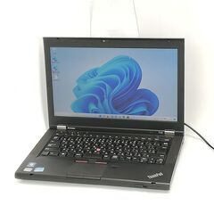 保証付 高速SSD Wi-Fi有 14型 ノートパソコン Lenovo T430 中古美品 第3世代Core i5 4GB 無線 Bluetooth Webカメラ Windows11 Office