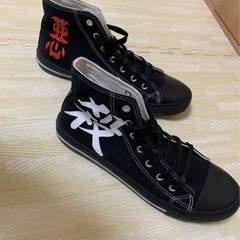 鬼殺隊風ハイカットスニーカー　28センチの画像