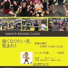 ボクシング教室　キッズ　日曜日　1回　1,000円　港区の画像