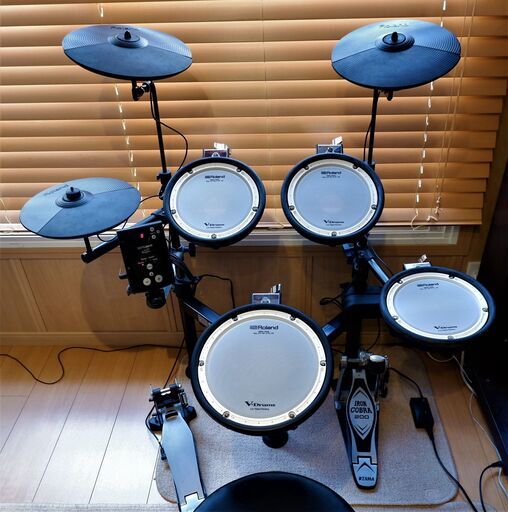手渡し希望：Roland/ローランド　V-Drums Portable/TD-1KPX2　電子ドラム　【イス、ペダル等一式付属】