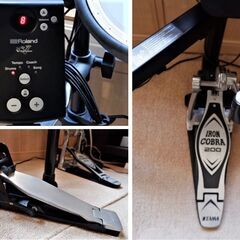 手渡し希望：Roland/ローランド　V-Drums Portable/TD-1KPX2　電子ドラム　【イス、ペダル等一式付属】の画像