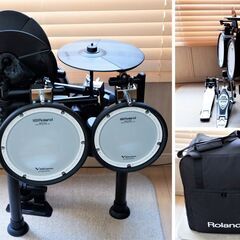 手渡し希望：Roland/ローランド　V-Drums Portable/TD-1KPX2　電子ドラム　【イス、ペダル等一式付属】の画像