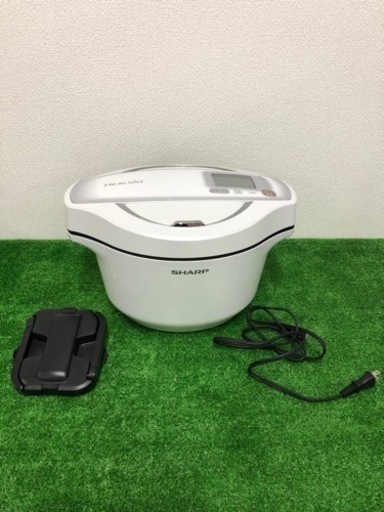 【中古品】シャープ 水なし自動調理鍋 KN-HW24E-W 2019年製