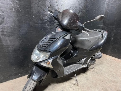 買取強化中！！★お支払い総額3.8万円★ KYMCO キムコ スーパー9 水冷2ストスクーター！前後ディスクブレーキ！速度良好♪カスタムベースにも♪関東圏内即日配送可能です！